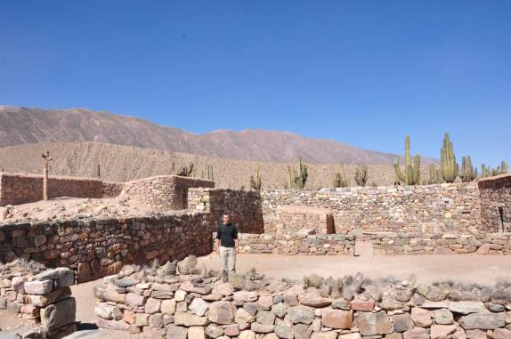 Reconstrução das moradias pré-incaicas em El Pucará, em Tilcara, na Quebrada Humahuaca - Argentina